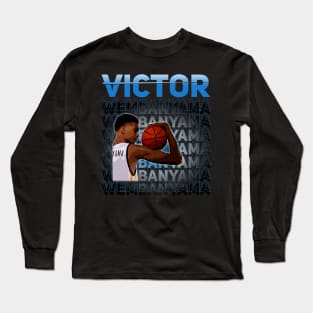 Victor Wembanyama Long Sleeve T-Shirt